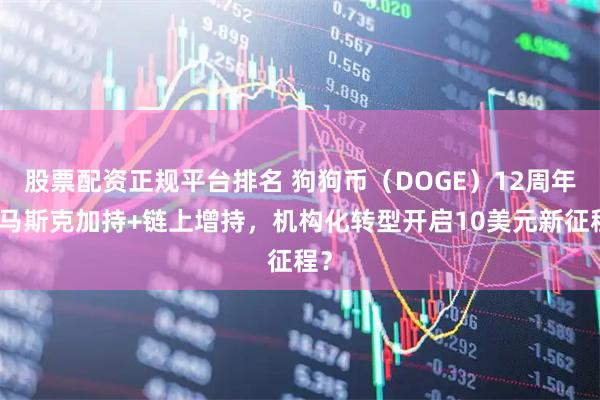 股票配资正规平台排名 狗狗币（DOGE）12周年：马斯克加持+链上增持，机构化转型开启10美元新征程？