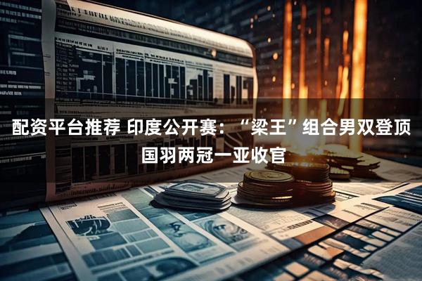 配资平台推荐 印度公开赛：“梁王”组合男双登顶 国羽两冠一亚收官